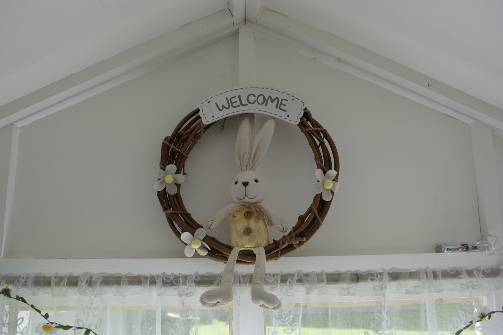 A quiet decorative detail inside the therapy room